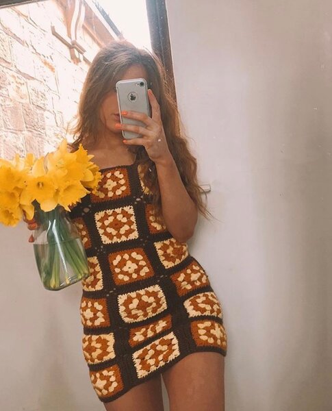 Robe crochet bohème chic