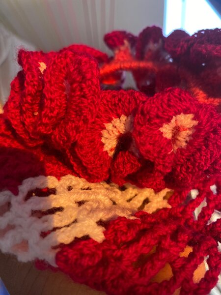 Élastique à cheveux crochet