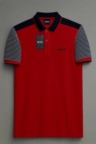 Polo homme rouge BOSS