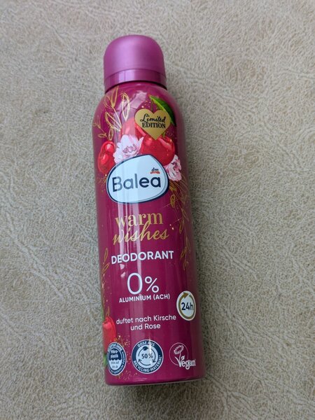 Déodorant Balea Warm Wishes 0%