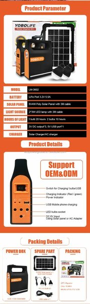 Yobolife solar light kit