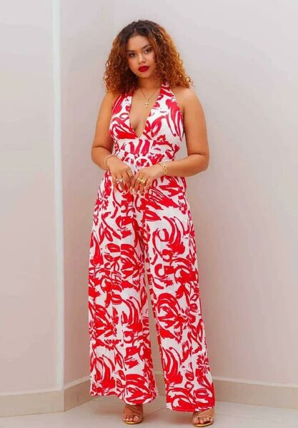 Combinaison Élégante Imprimée