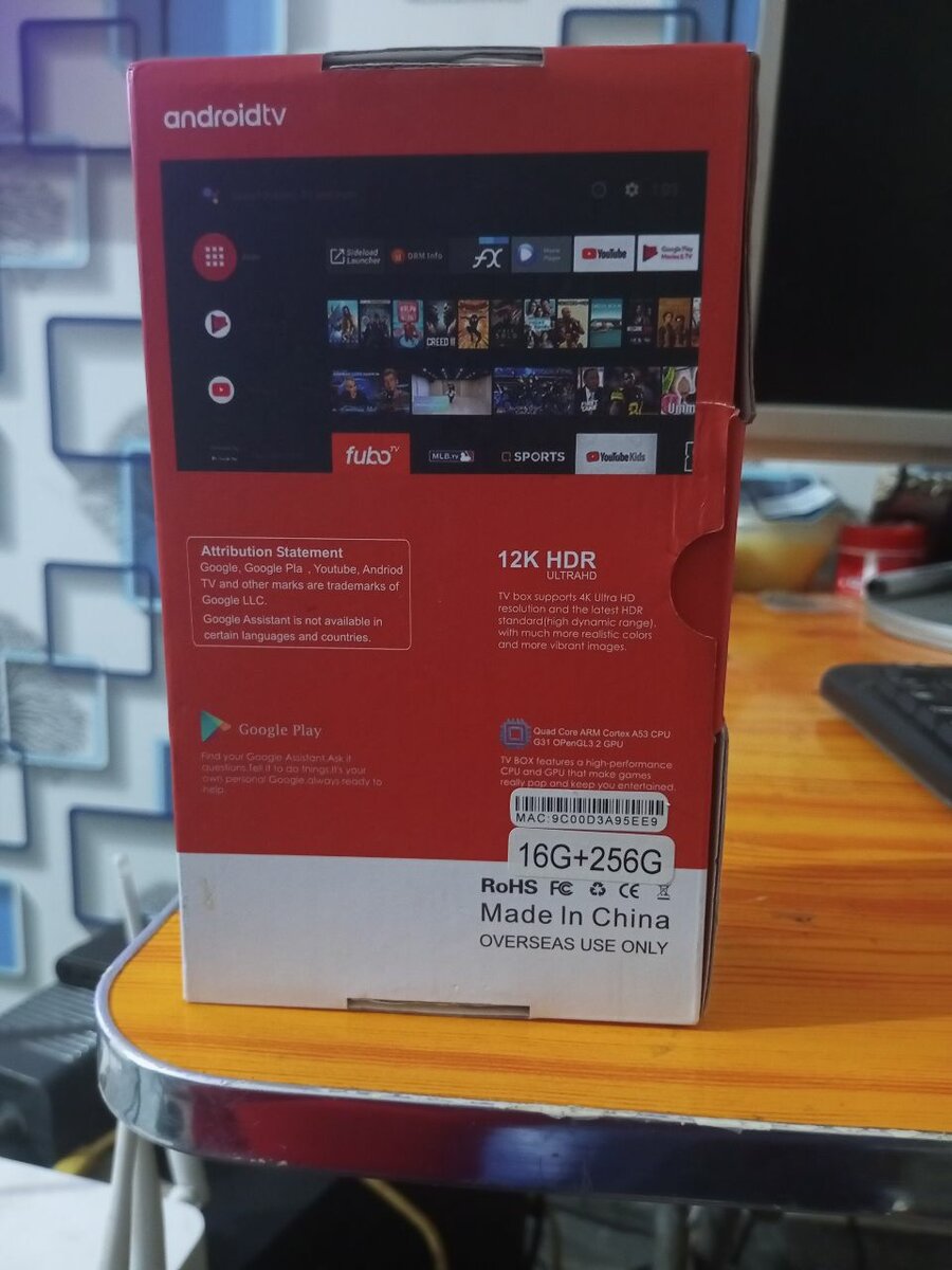 Box Android TV TX20 Pro