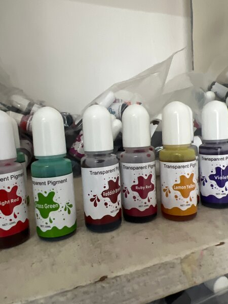 Vibrant Transparent Pigments Set