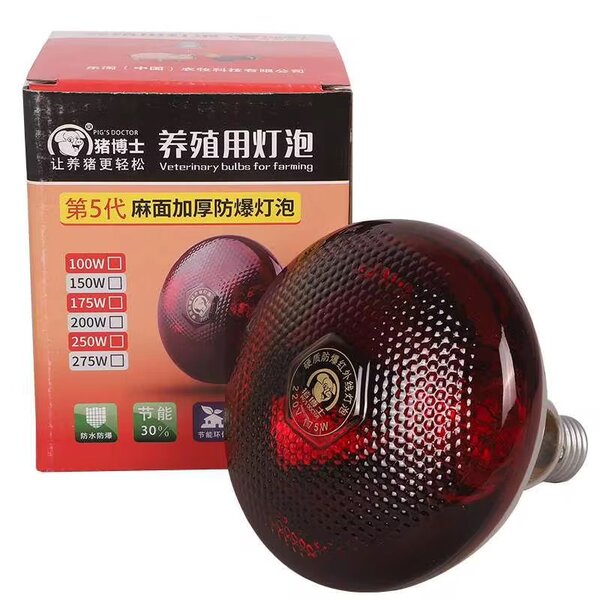 Ampoule infrarouge vétérinaire