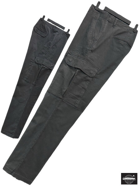 Pantalons cargo robustes noirs