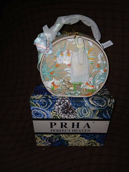 Sac à main rond floral élégant