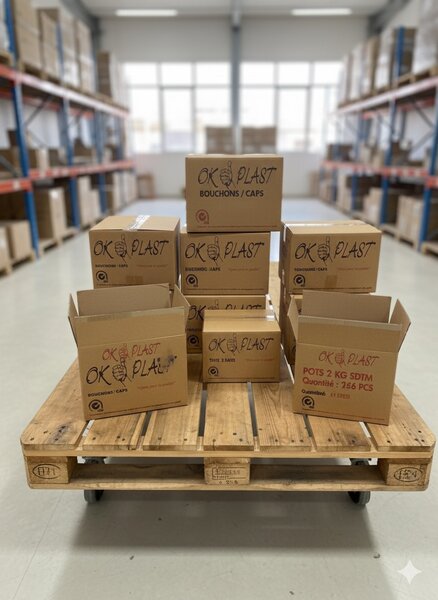 Cartons d'emballage robuste