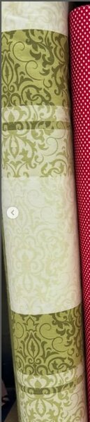 Рулон красивой узорчатой ткани Ранфорс