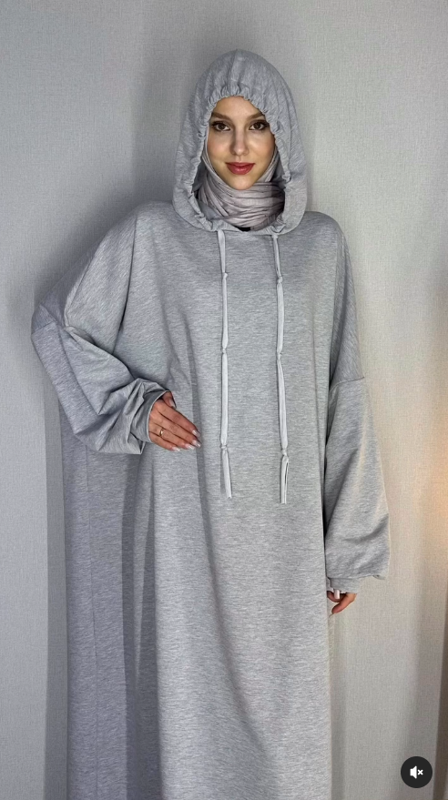 Худи платье *«SHAMS»* 🌞 с капюшоном