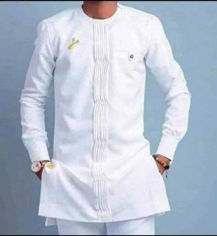 Chemise africaine blanche