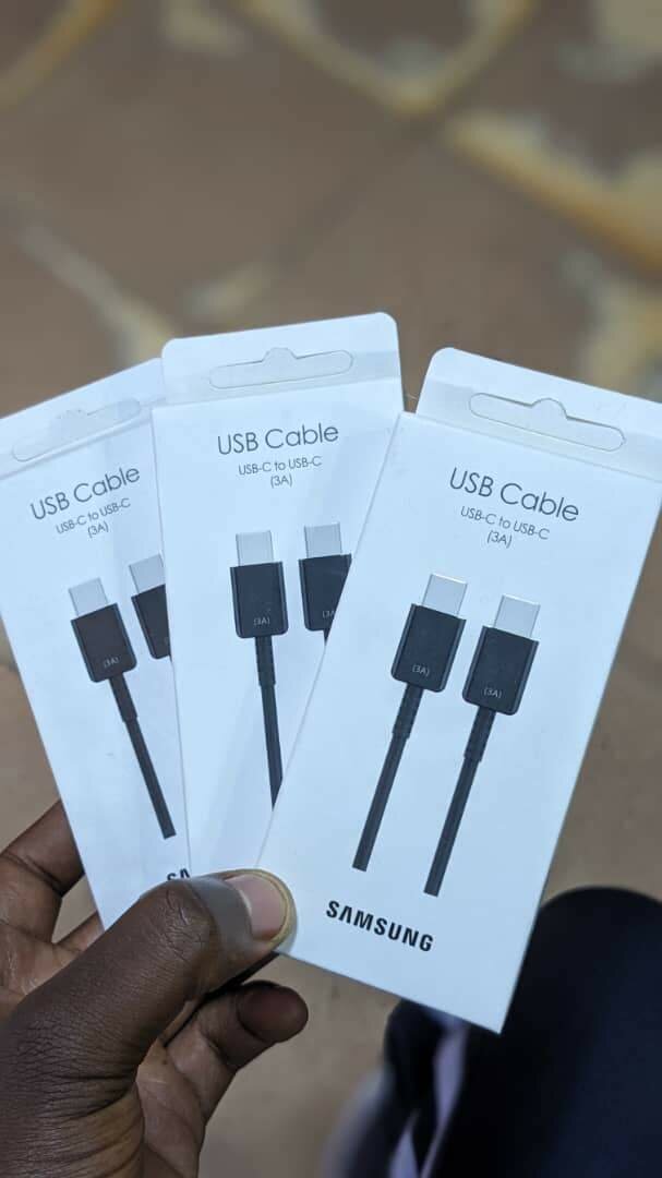 Type C to C fast charging cables