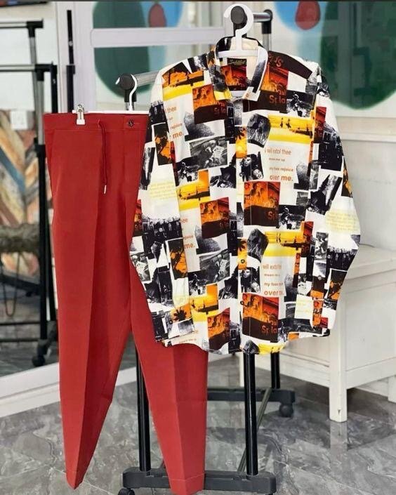 Tenue Homme Élégante Imprimée