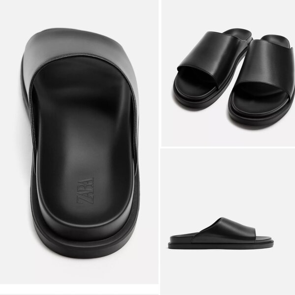 Sandales noires homme élégantes