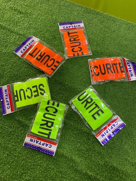 Brassards de capitaine colorés