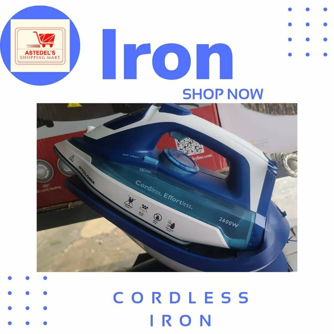 Cordless iron