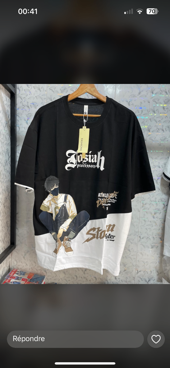 T-Shirt Unisexe Mode Streetwear