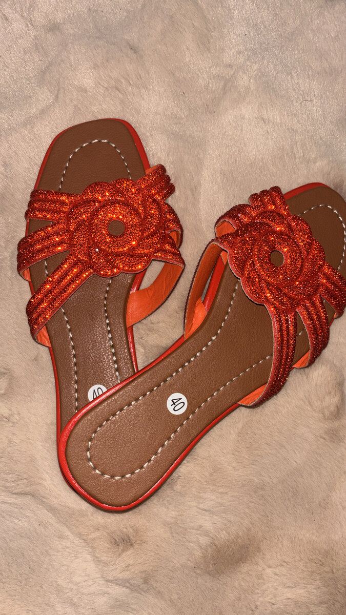 Sandales en perles élégantes