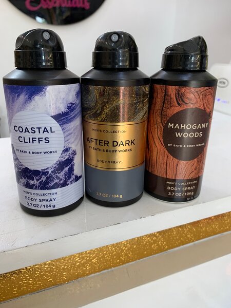 Body spray. Mens collection