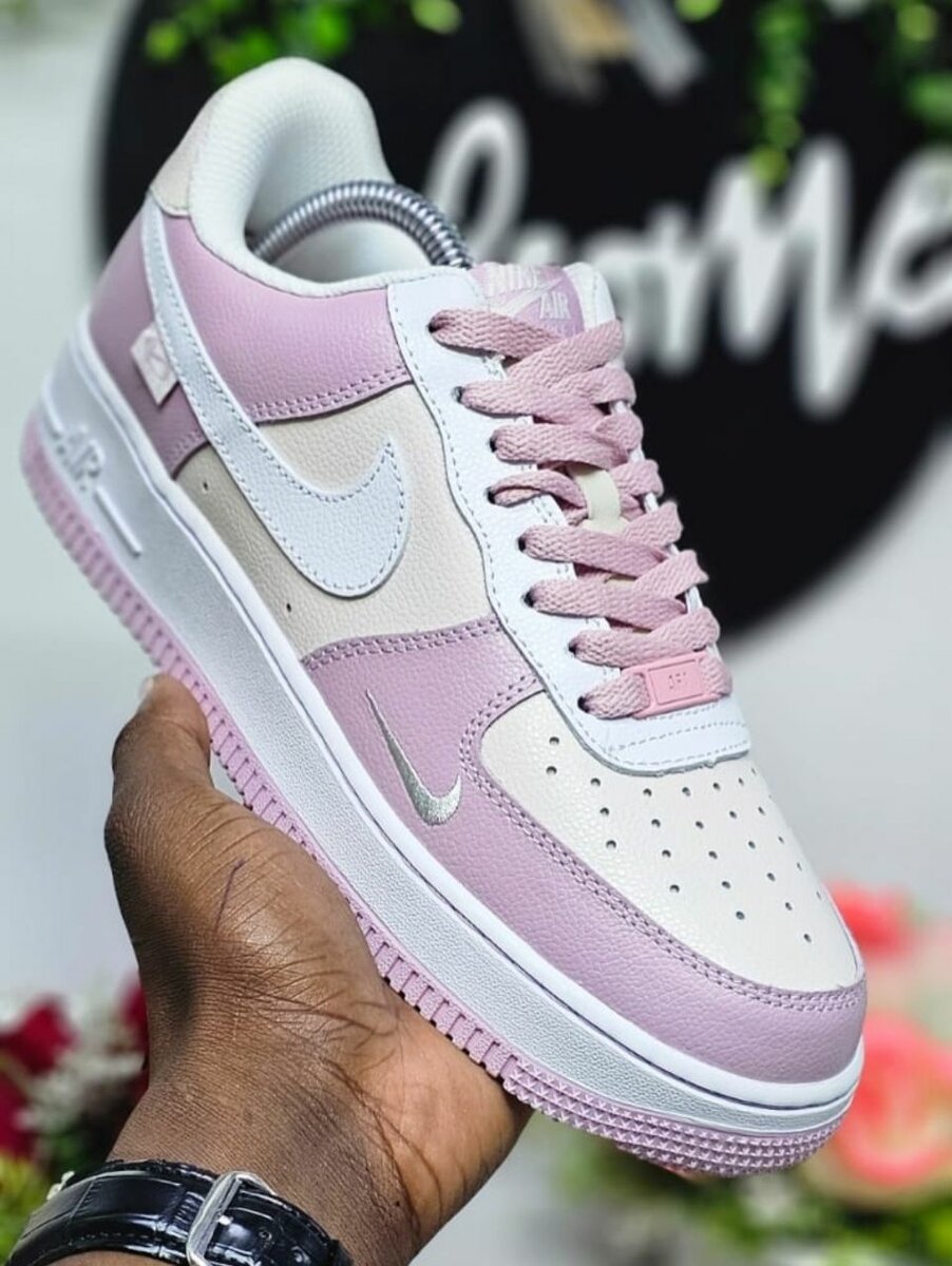 Baskets rose chic et confortables