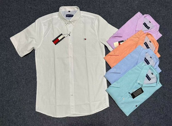 Chemise en Coton Coloré mixte