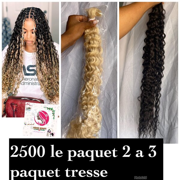 Extensions de cheveux bouclés