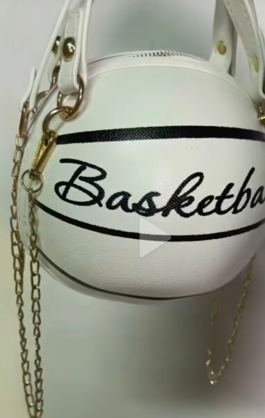 Sac à main ballon basket unique