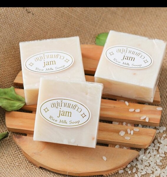 6 Savon au Lait de Riz Naturel