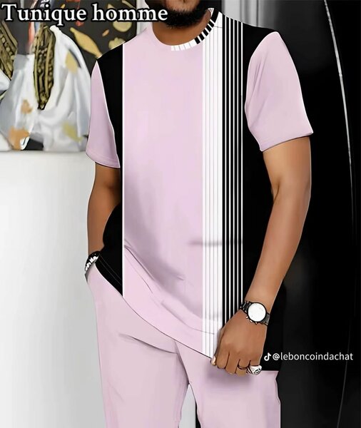 Ensemble Tunique Homme Élégant