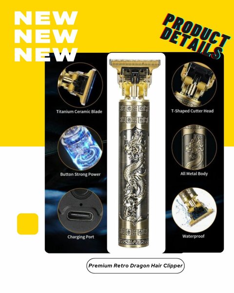 Premium Vintage Hair Clippers