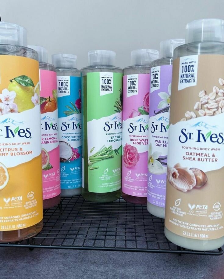 St Ives body wash