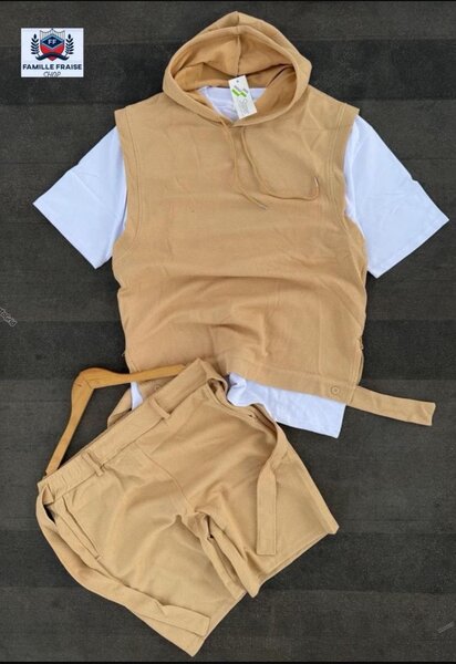 Ensemble Décontracté Beige Homme