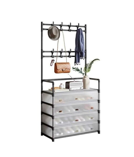 Meuble Porte-Manteaux 3-en-1