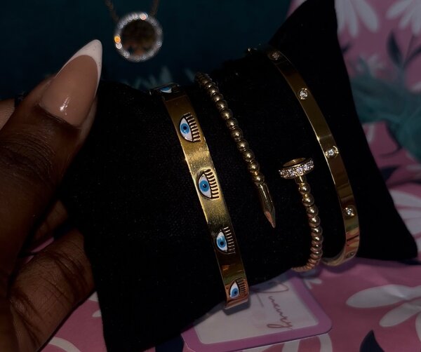 Bracelet tendance doré pour femmes