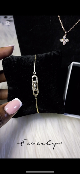 Bracelet doré messika