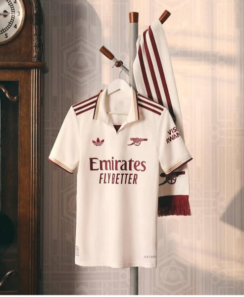 Maillot de Foot Arsenal Blanc