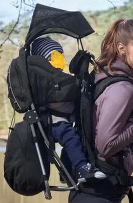 Porte-bébé dorsale