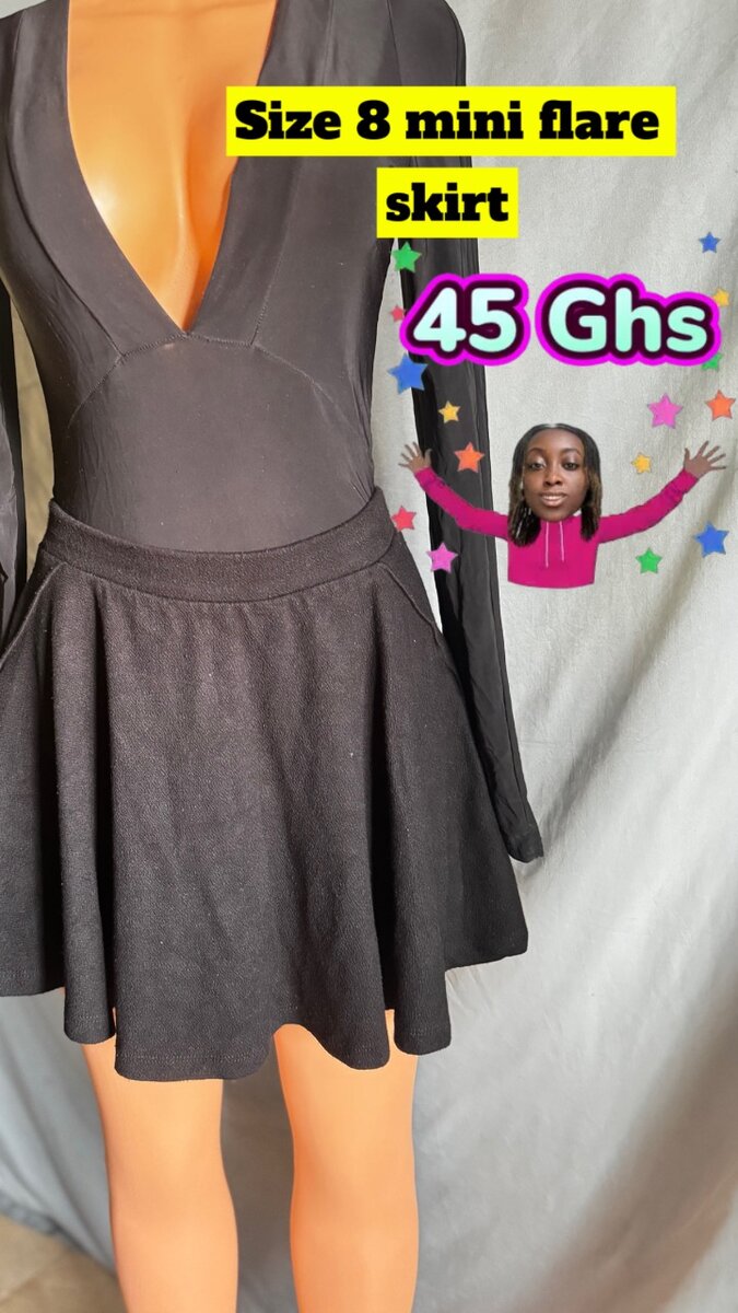 Body suit with skirt