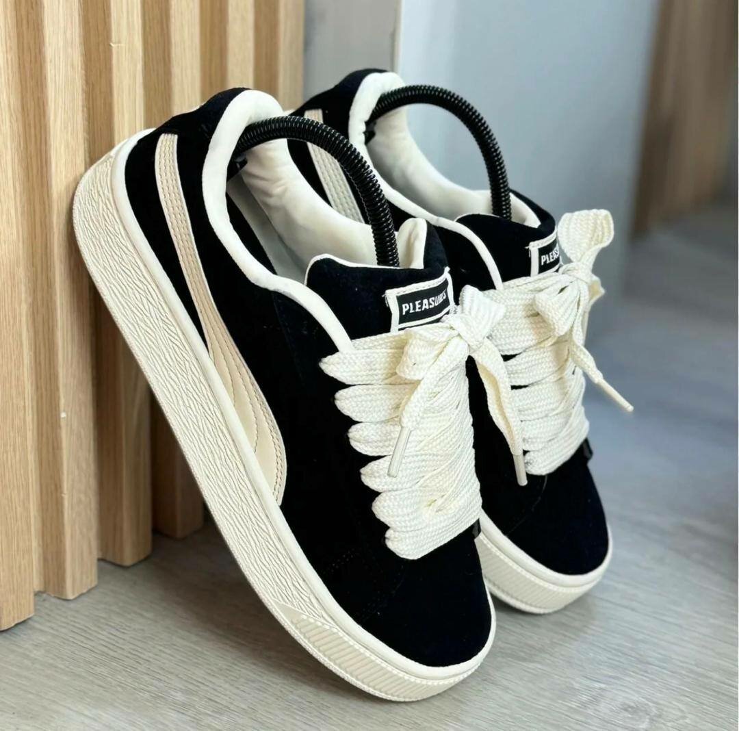 Sneakers noires élégantes