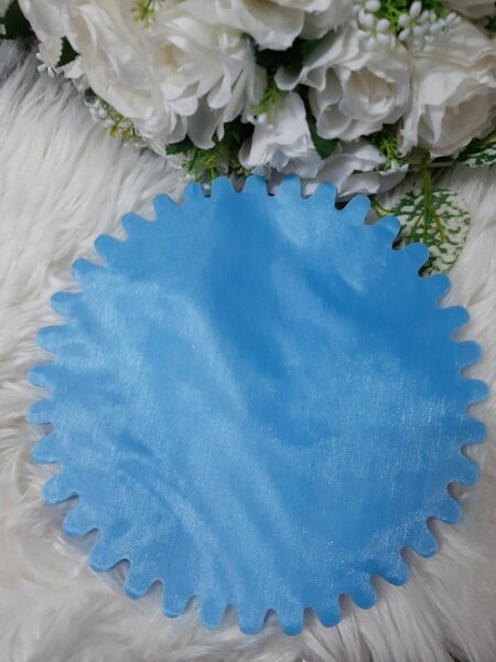 Tulle simple bleu ciel