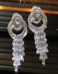  silver earrings