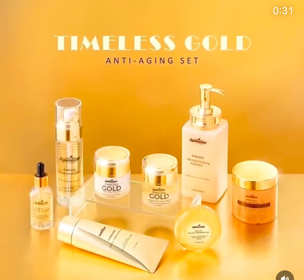 Ageless Glow Timeless Gold Anti Aging Set