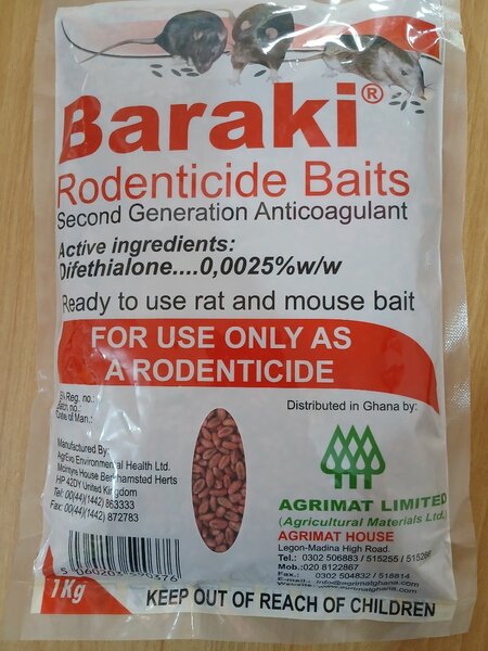 Baraki rodenticide baits