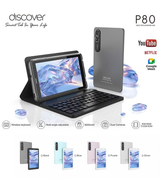 Tablette Discover P80 avec Clavier
