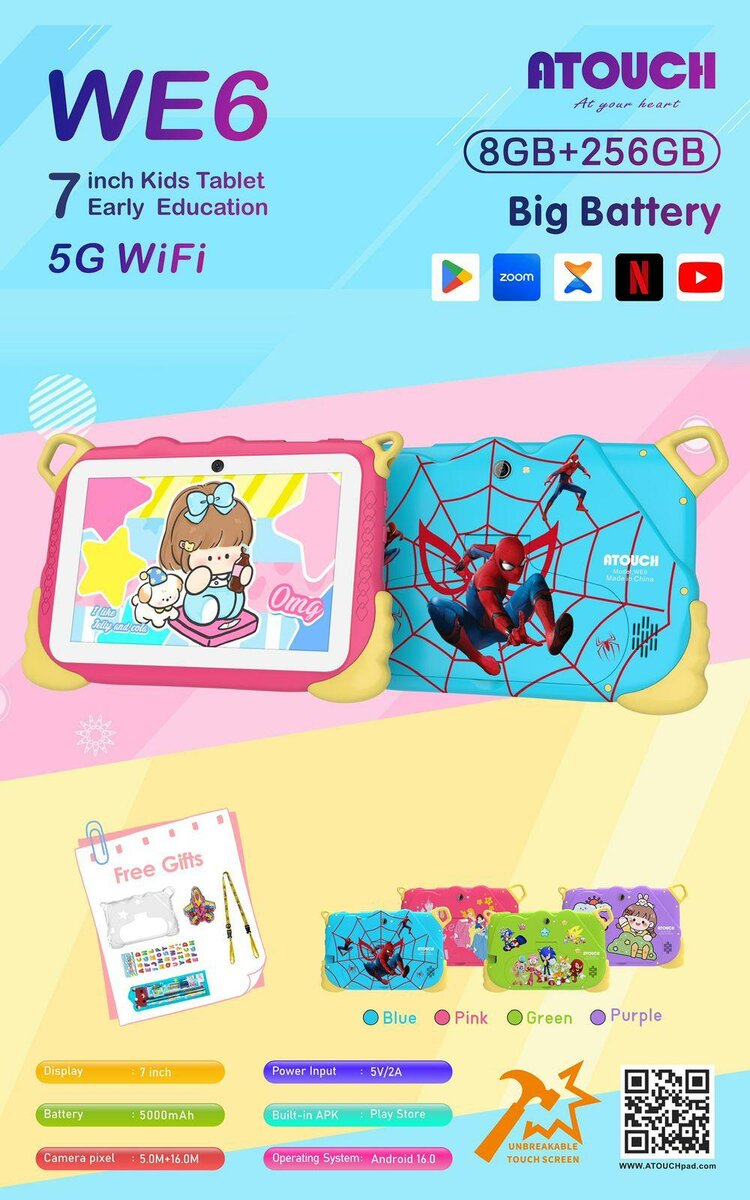 Tablette éducative 7'' enfants