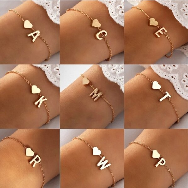 Customized name Alphabet Bracelet For girls