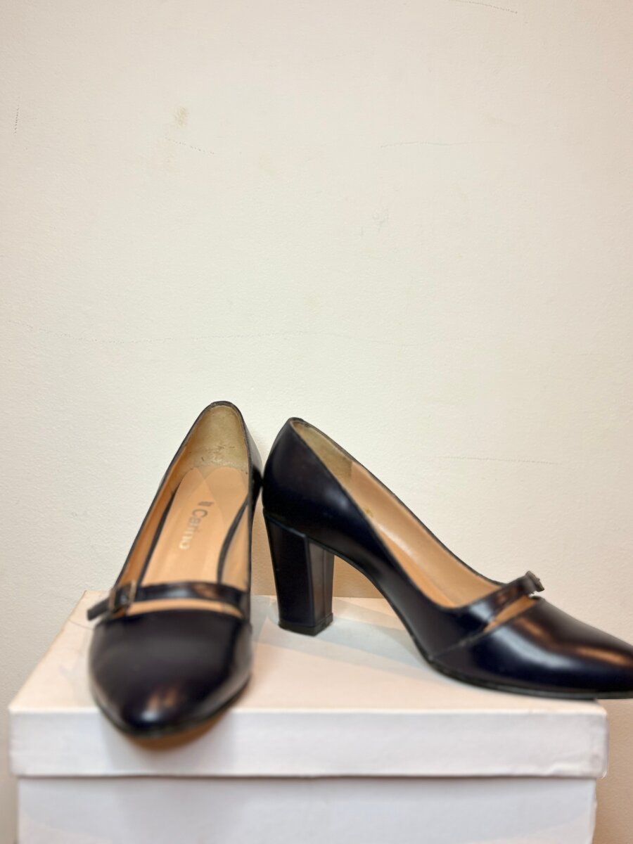 Escarpins élégants en cuir noir