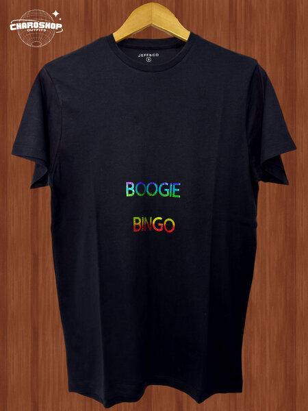 T-shirt noir "Boogie Bingo"