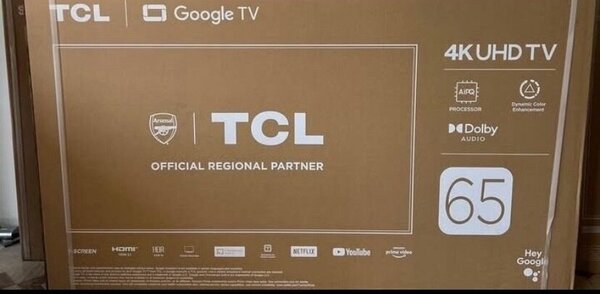 65" TCL 4K ULTRA TELEVISION