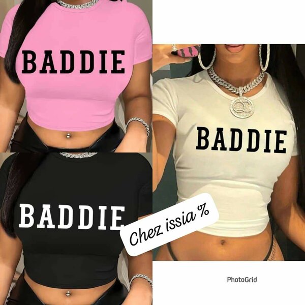 T-shirt Femme 'BADDIE' Chic